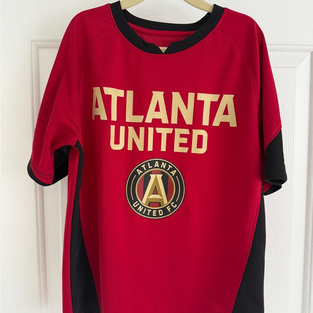 Atlanta United Red and Black Soccer Jersey